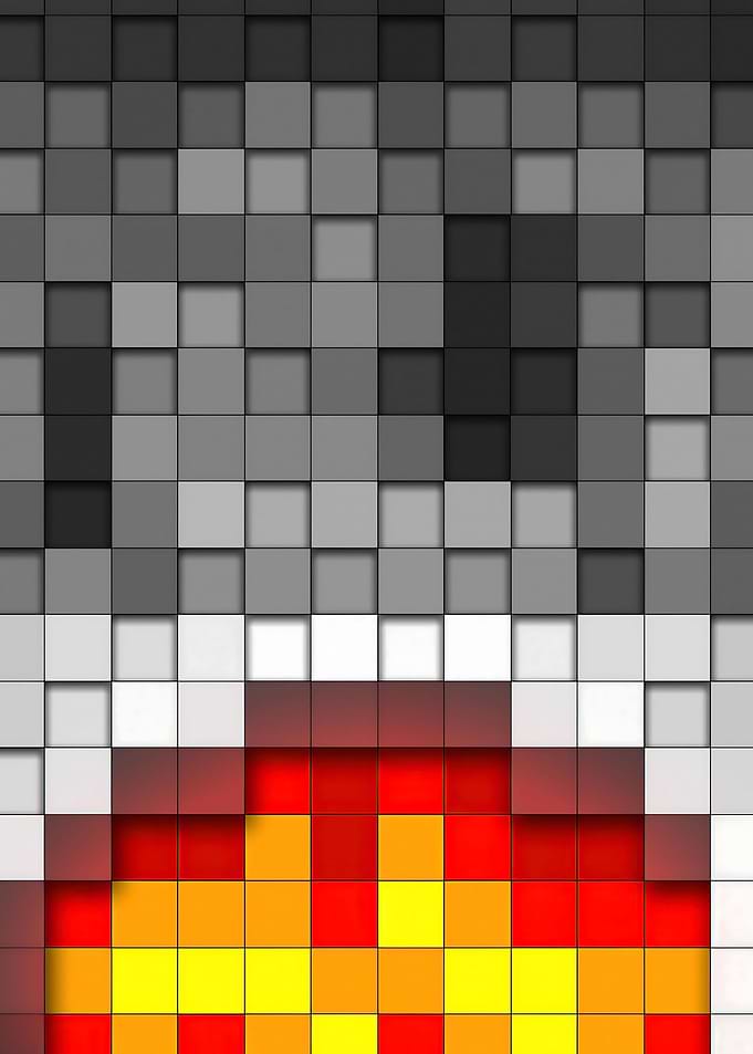 Pixelated Fire