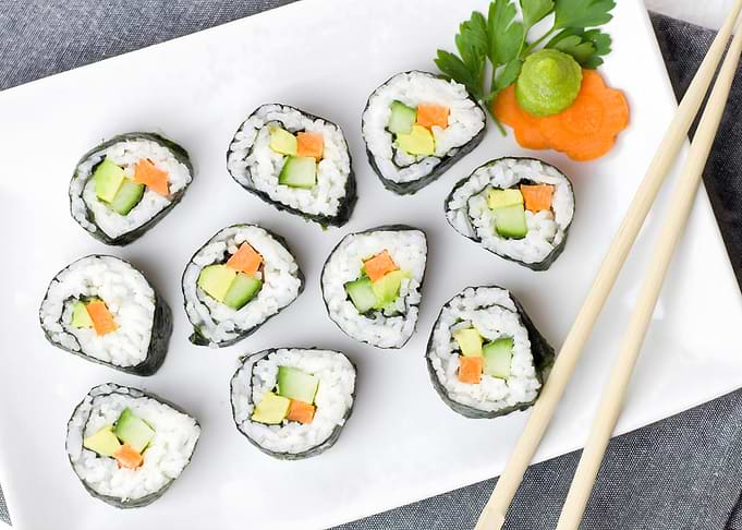 Vegetarian Sushi Rolls