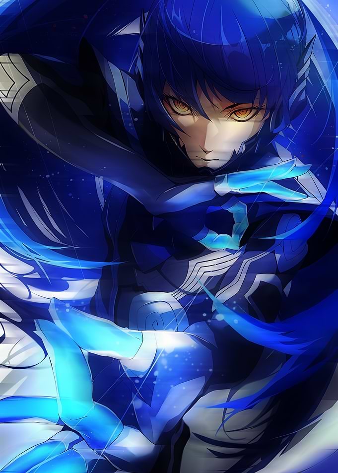 Blue-Haired Anime Girl
