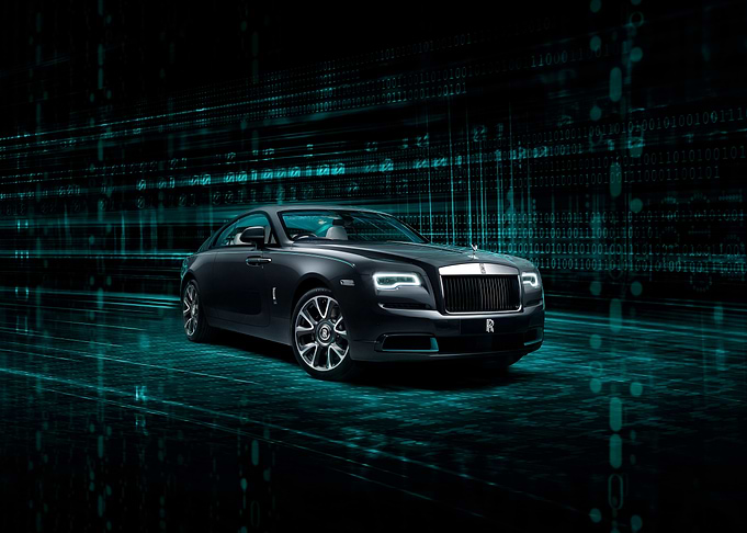 Black Rolls Royce Wraith
