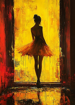 Silhouette in Yellow