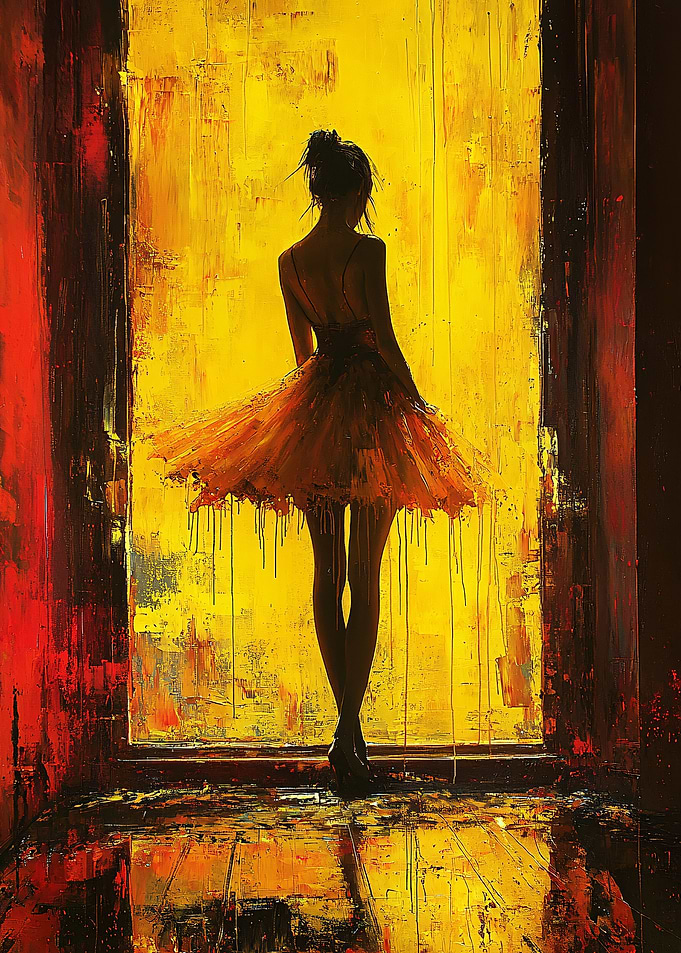 Silhouette in Yellow