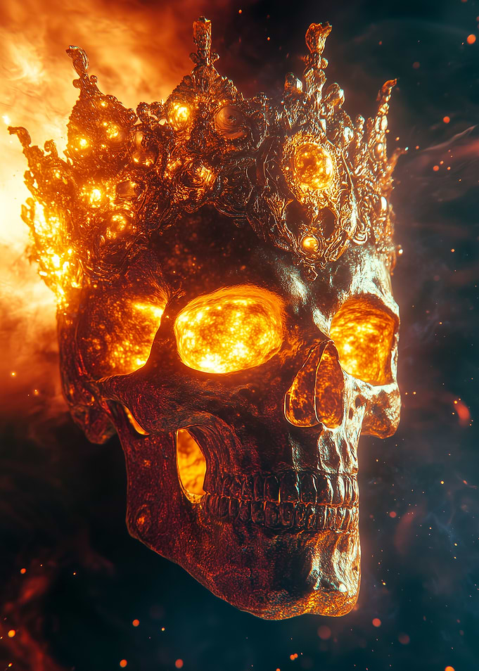 Flaming Skull King