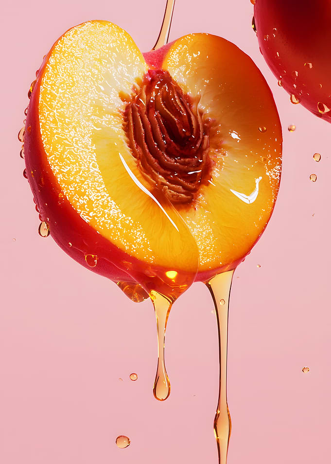 Peach Dripping Honey