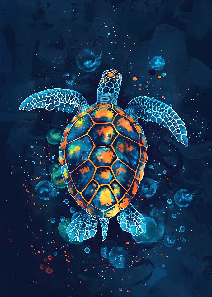 Sea Turtle Watercolor