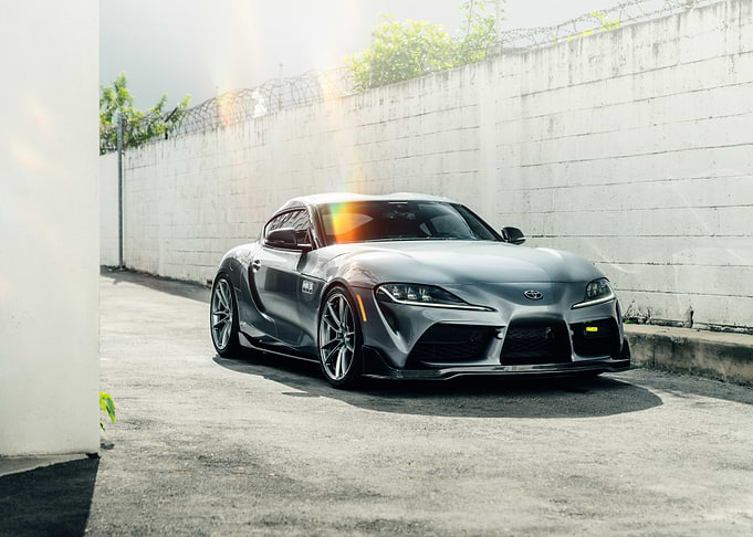 Grey Toyota Supra