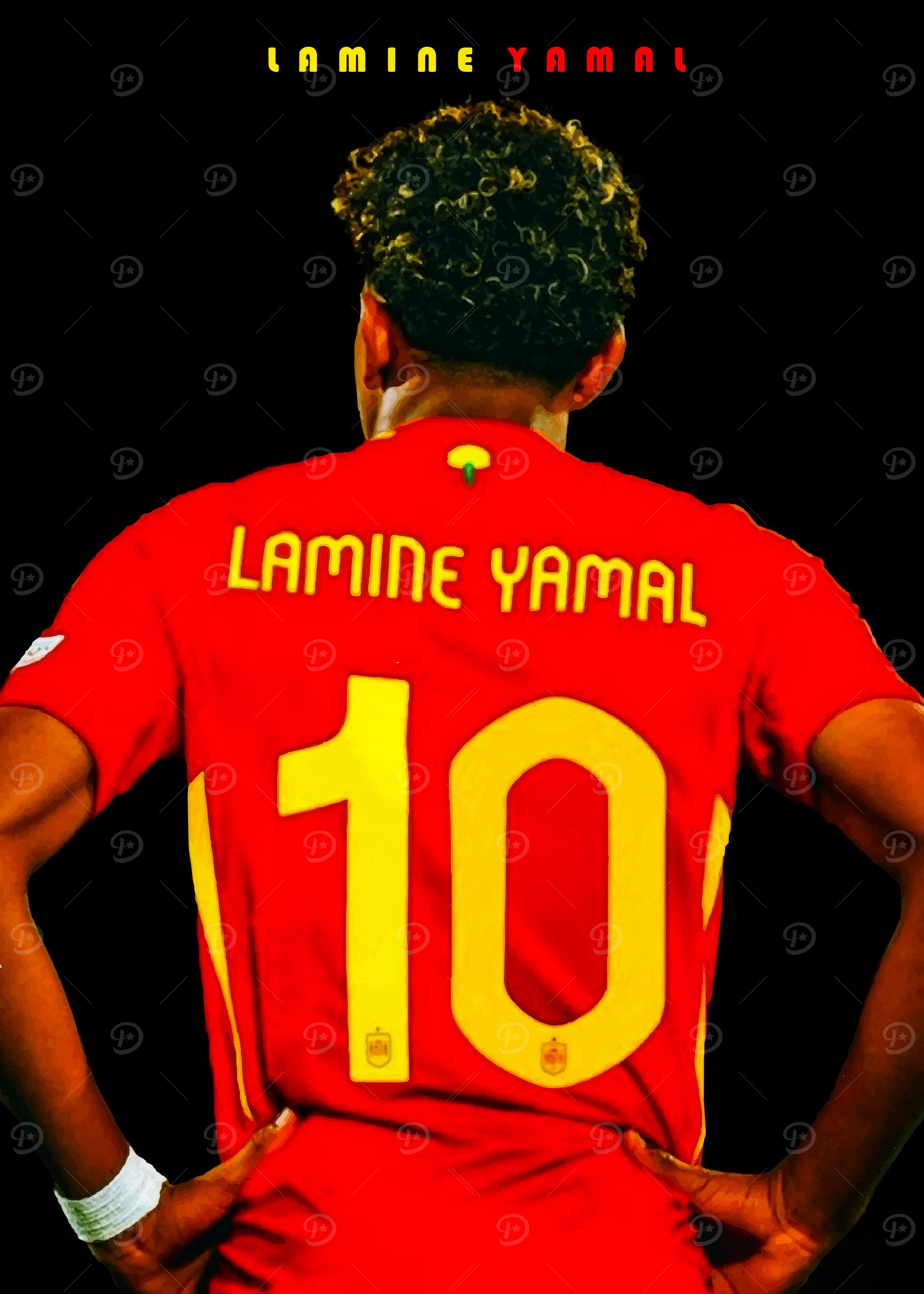 Lamine Yamal Soccer Jersey