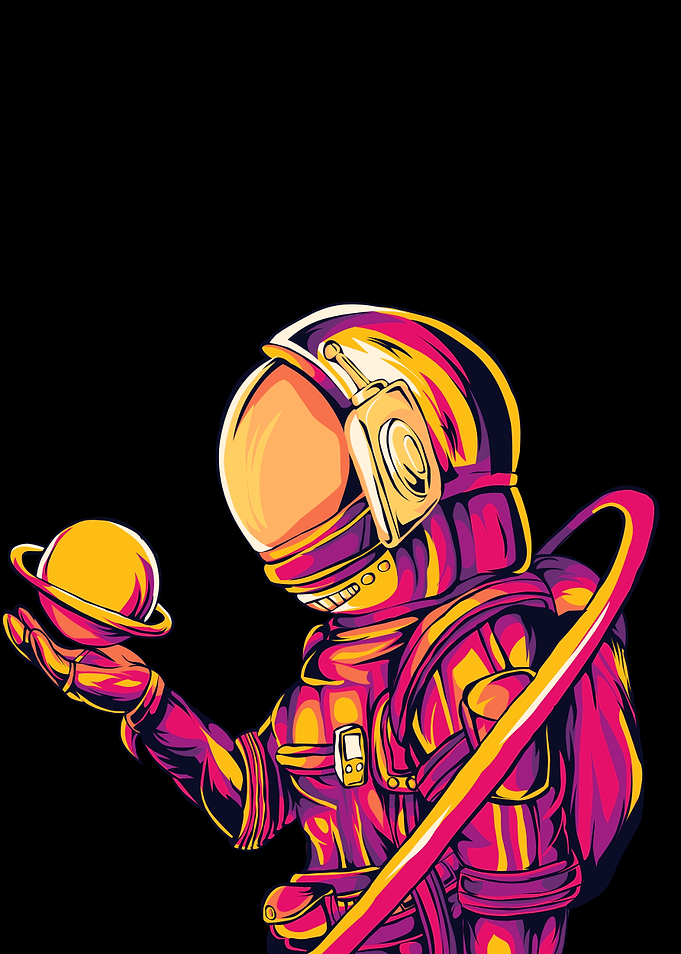 Astronaut Holding Planet