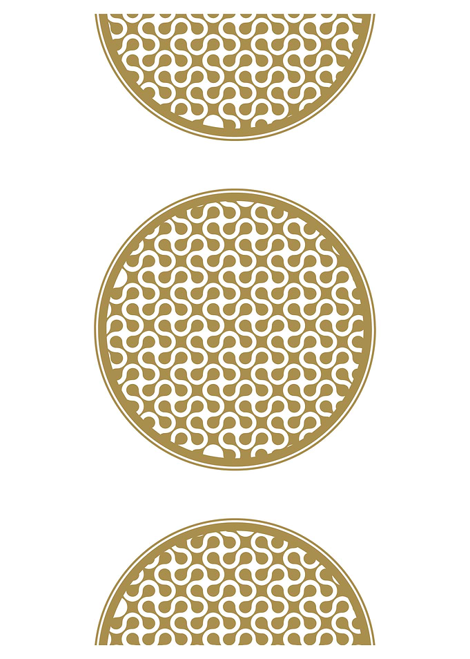 Gold Geometric Pattern
