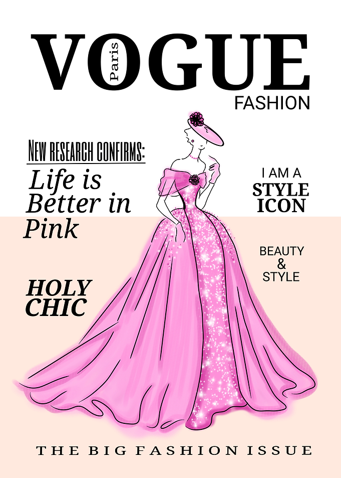 Vogue Fashion Magazine Cover