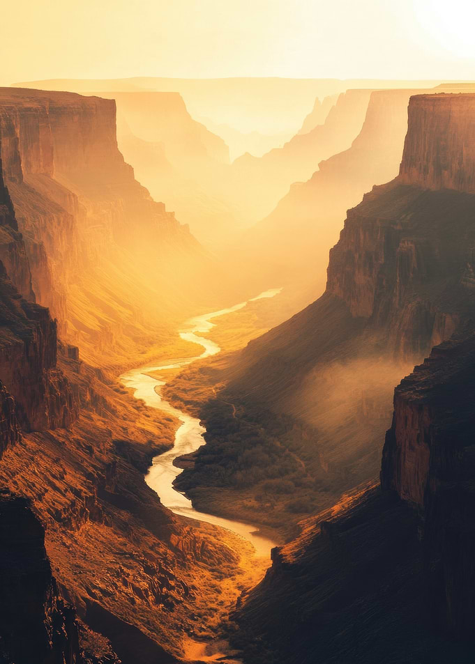 Canyon River Sunset