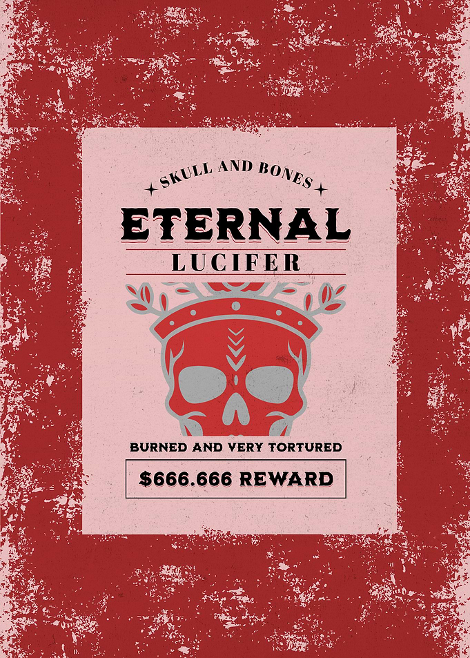 Eternal Lucifer Skull Poster