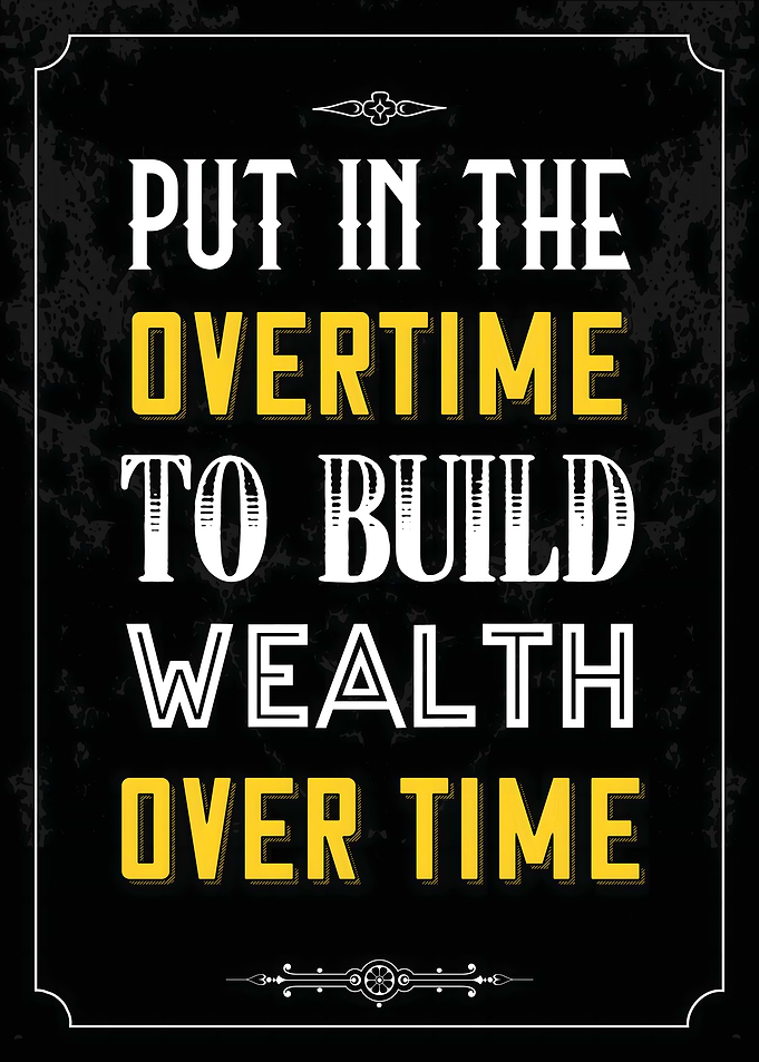 Overtime Wealth Poster