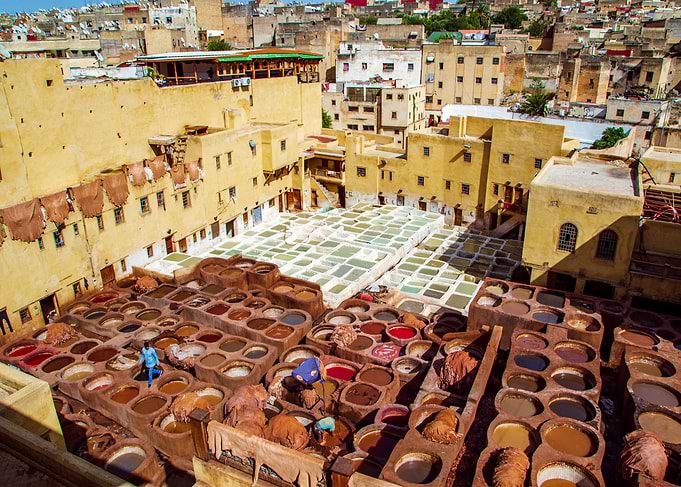 Leather Tannery in Morocco