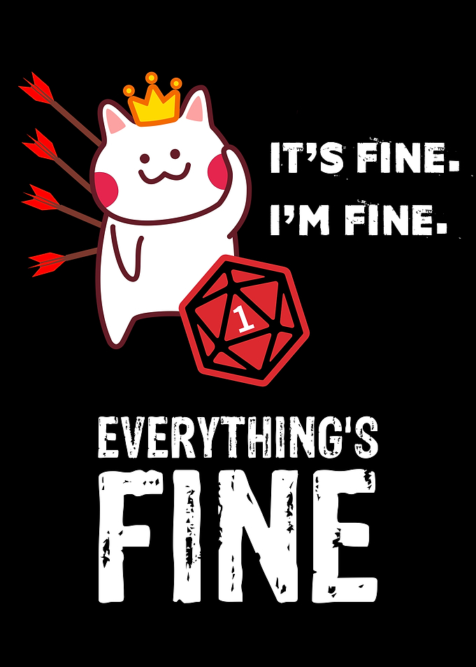 Everything's Fine Cat