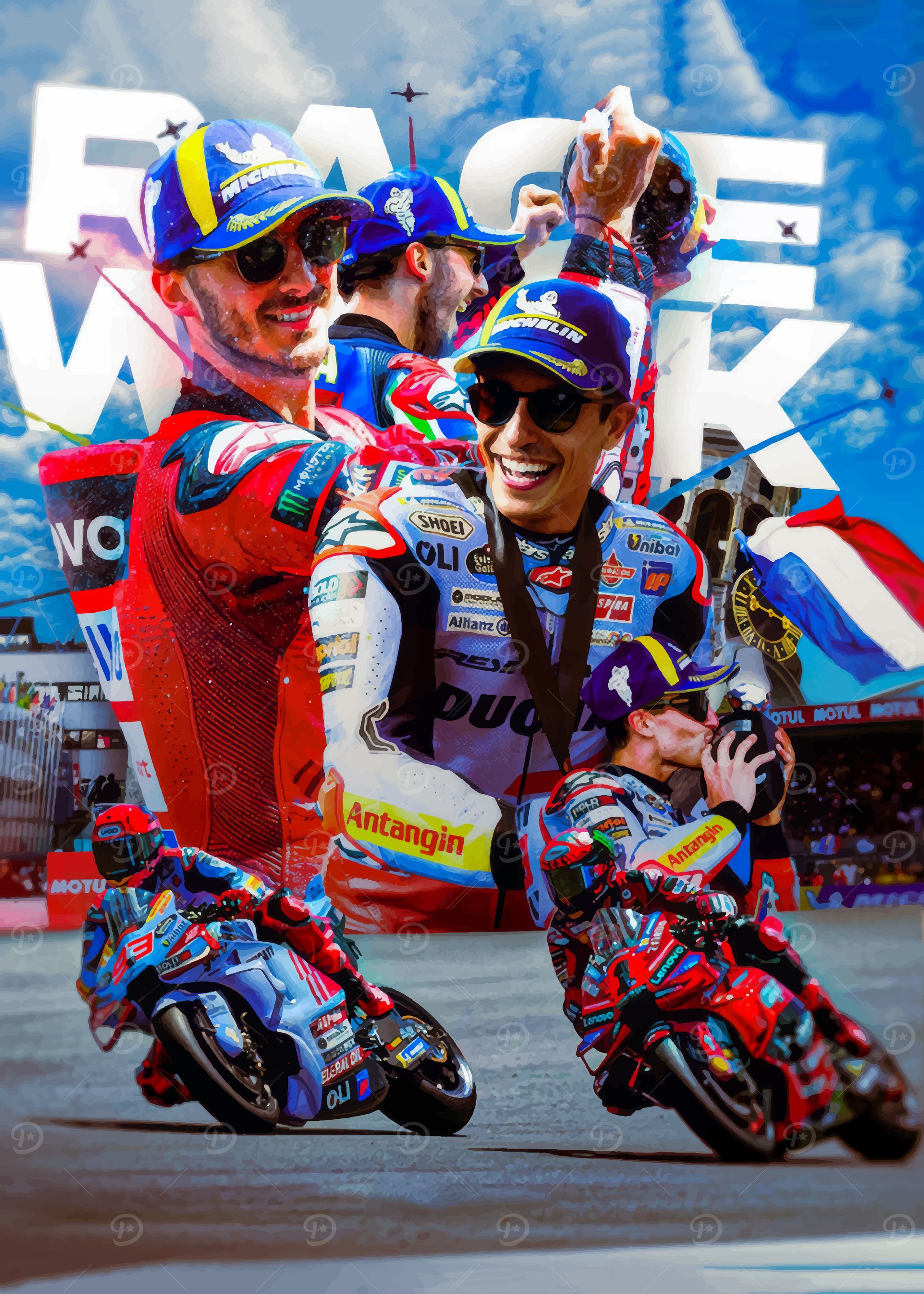 moto gp poster