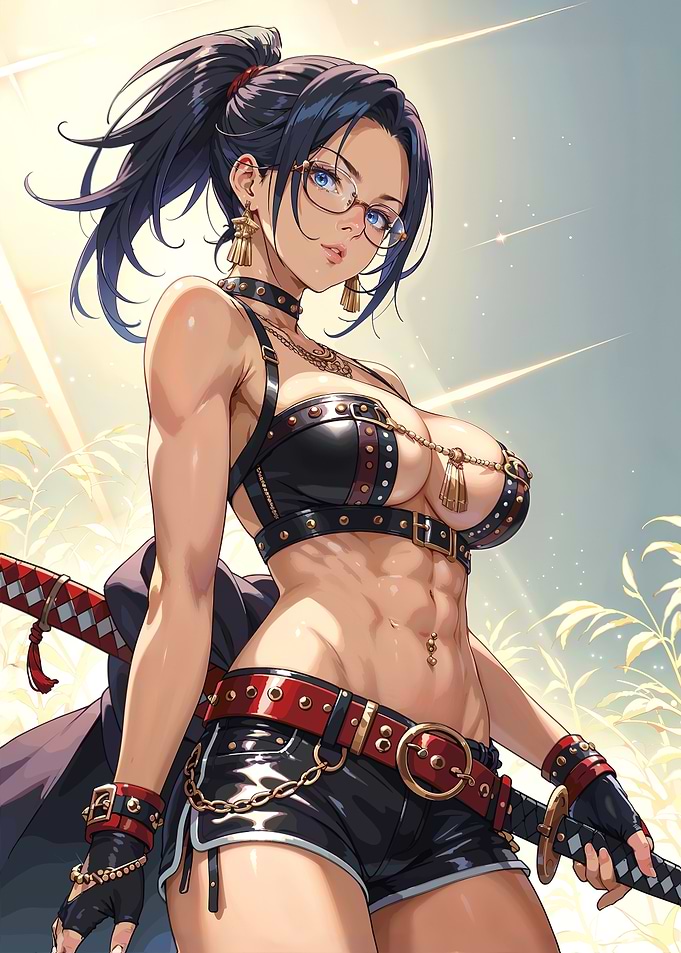 Anime Girl with Sword