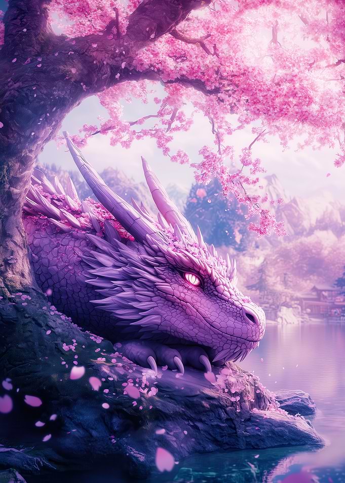 Cherry blossom Dragon