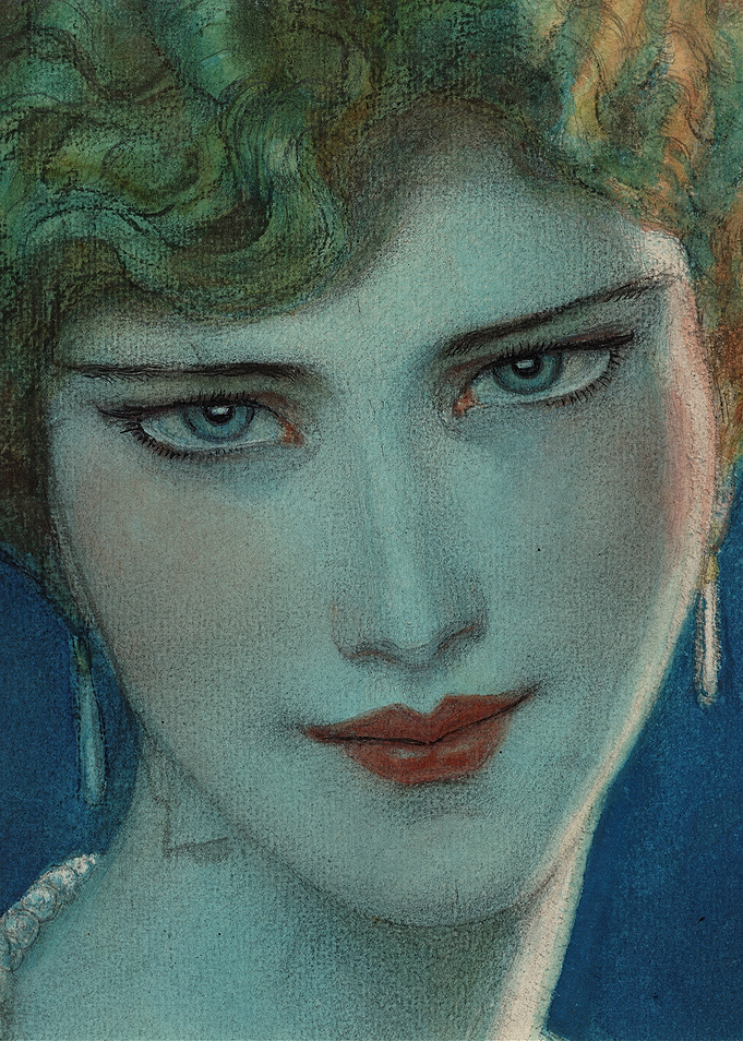 Woman with Blue Eyes