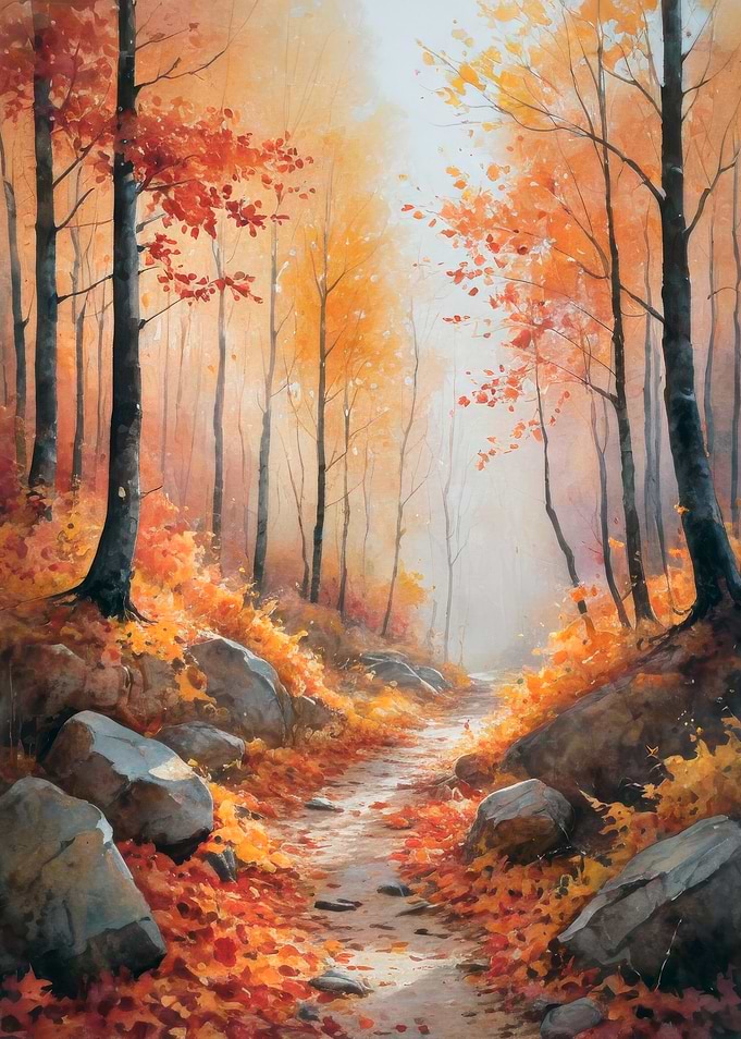 Autumn Forest Path