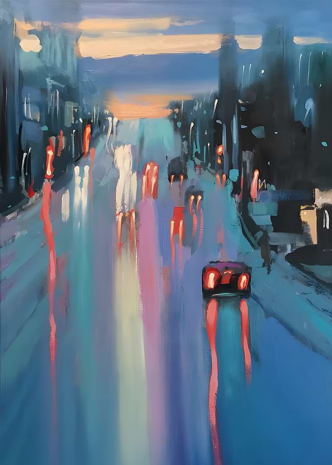 Rainy Cityscape