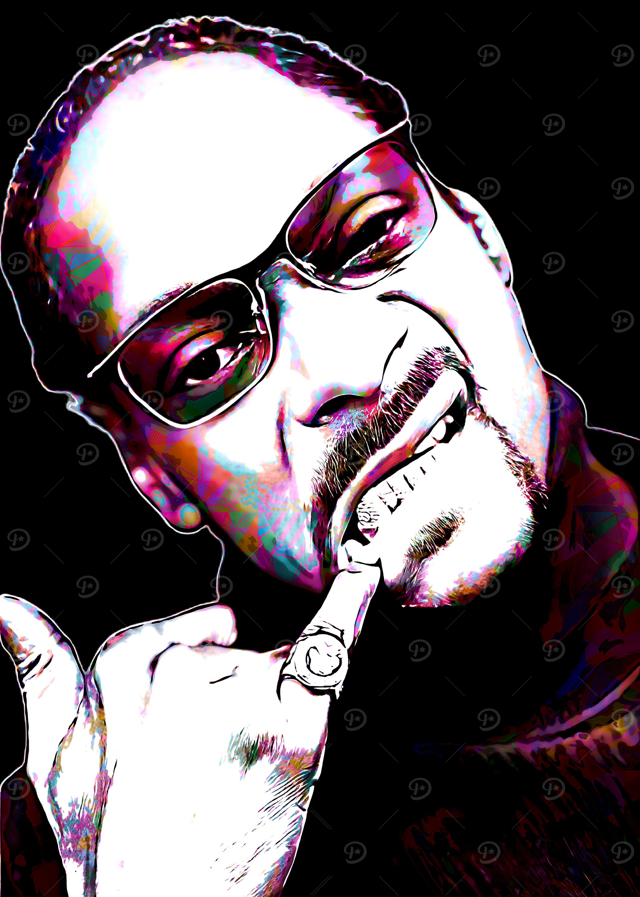 Snoop Dogg Pop Art Portrait