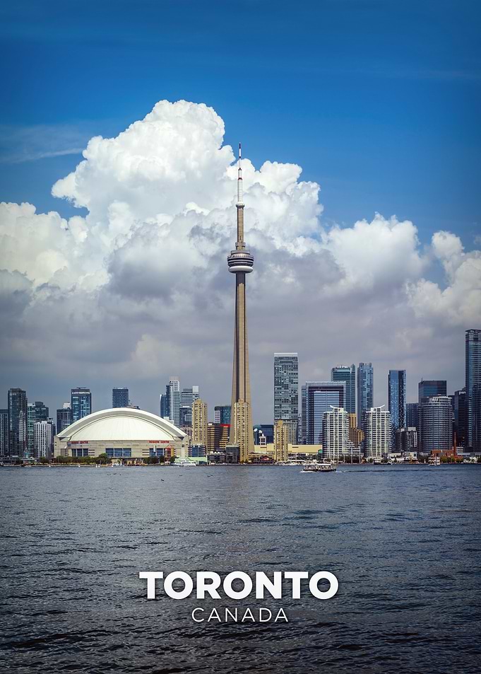 Toronto Skyline with CN Tower