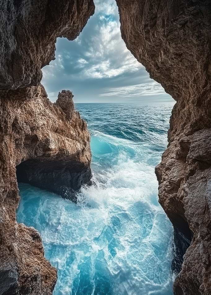 Ocean View from Cave