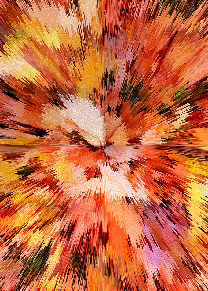 Autumn leaves explosion