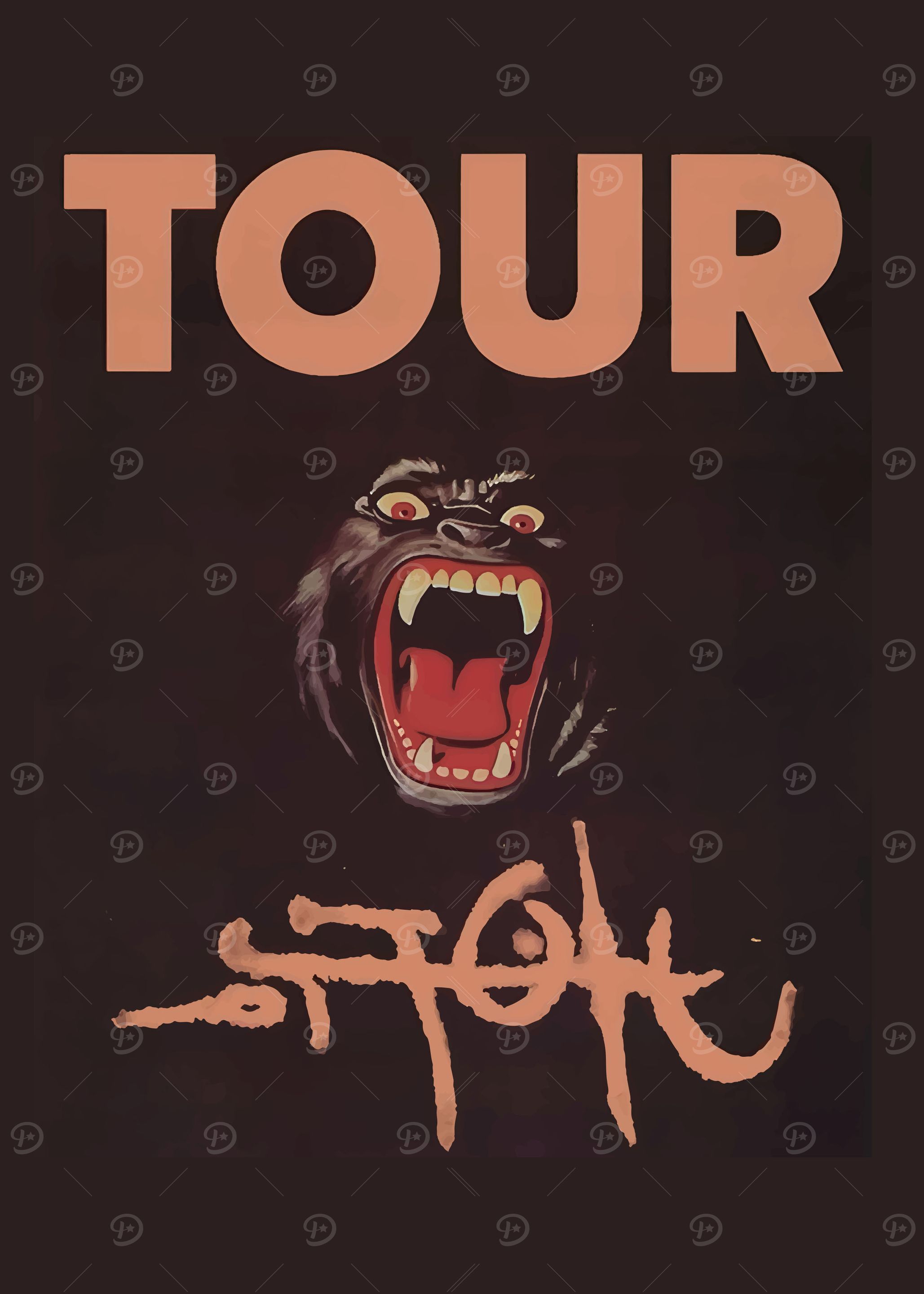 Gorilla Tour Poster