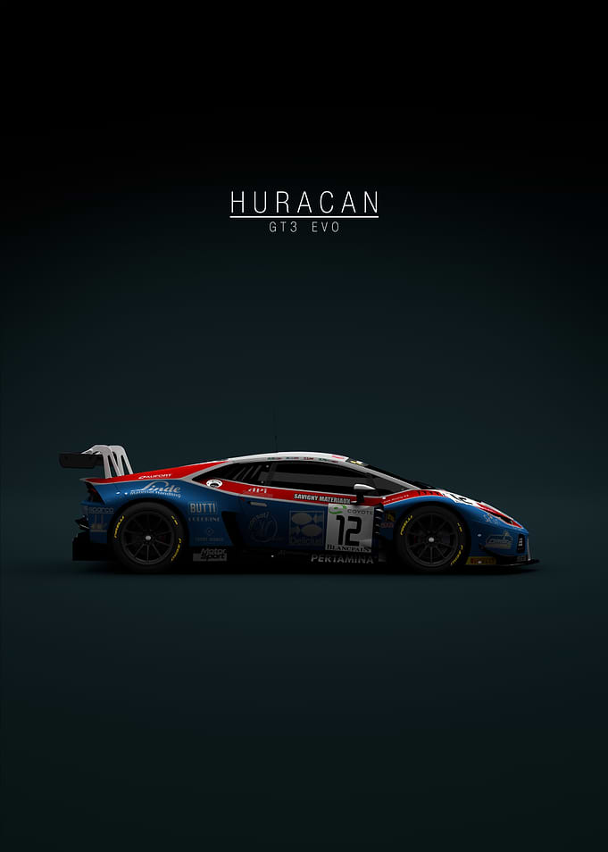 Huracan GT3 ACC No 12 - Green Tint