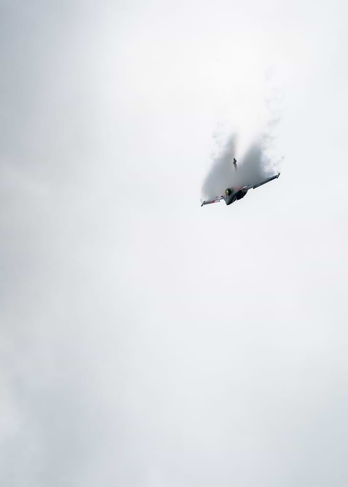 Fighter Jet in Flight Rafale