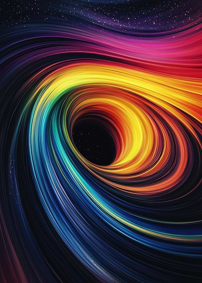 Abstract Swirling Galaxy