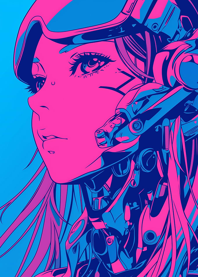 Cyberpunk Anime Girl