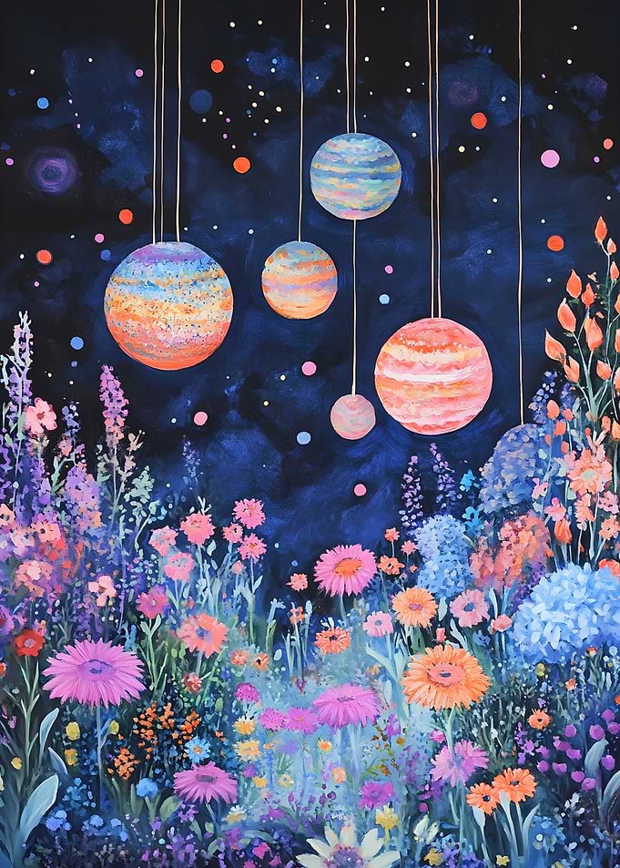 Celestial Garden Poster