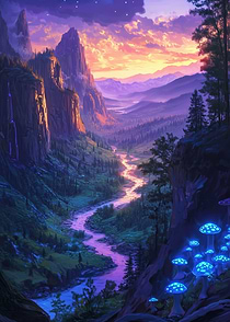 Fantasy River Valley