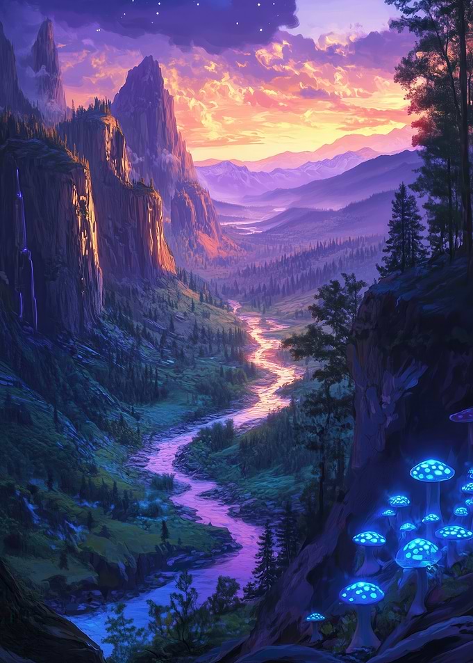 Fantasy River Valley
