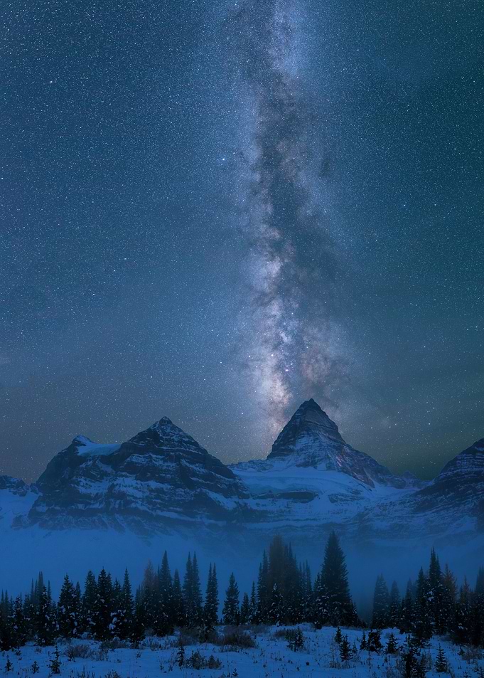 Night sky at Mount Assiniboine