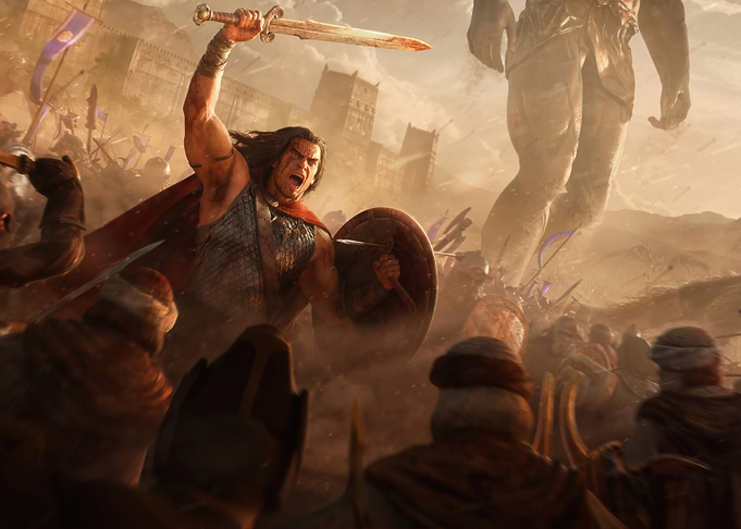 Conan in the battle