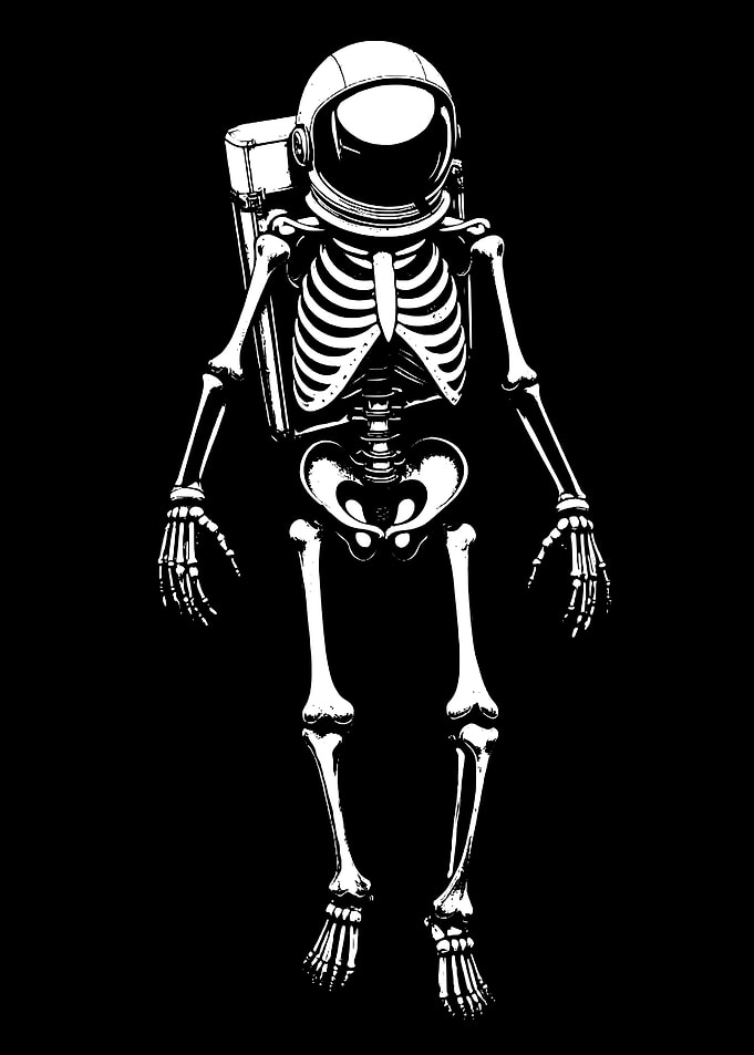 Skeleton Astronaut