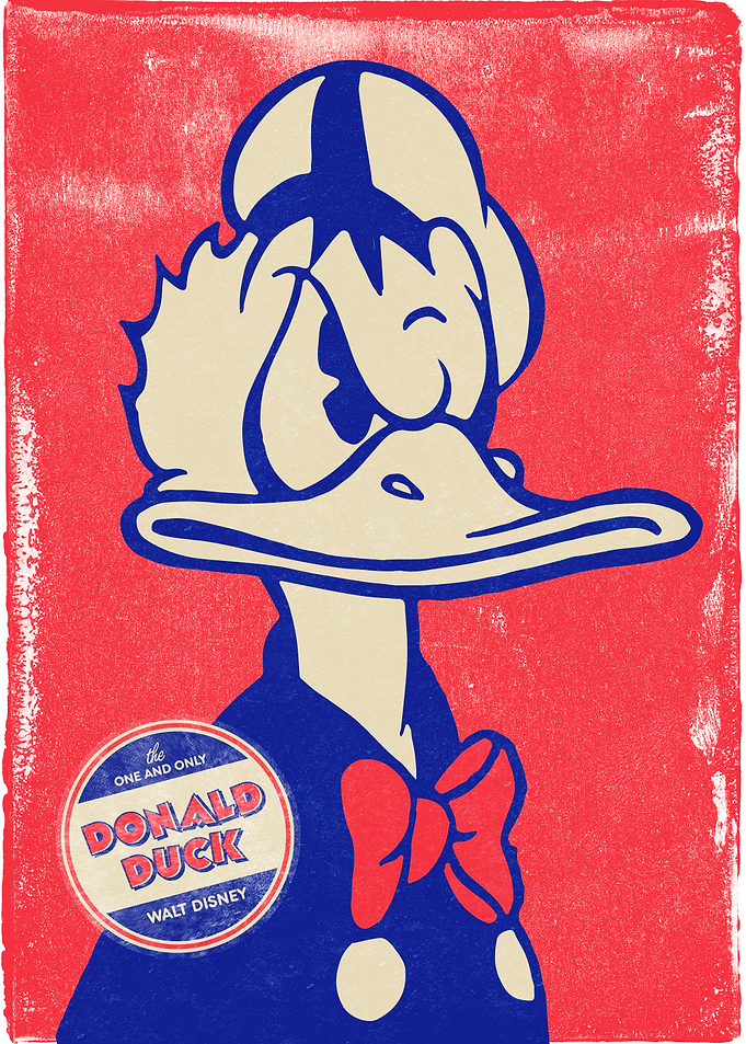Frustrated Donald Duck