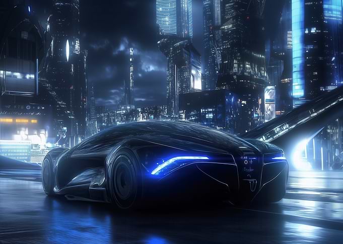 Futuristic Sports Car