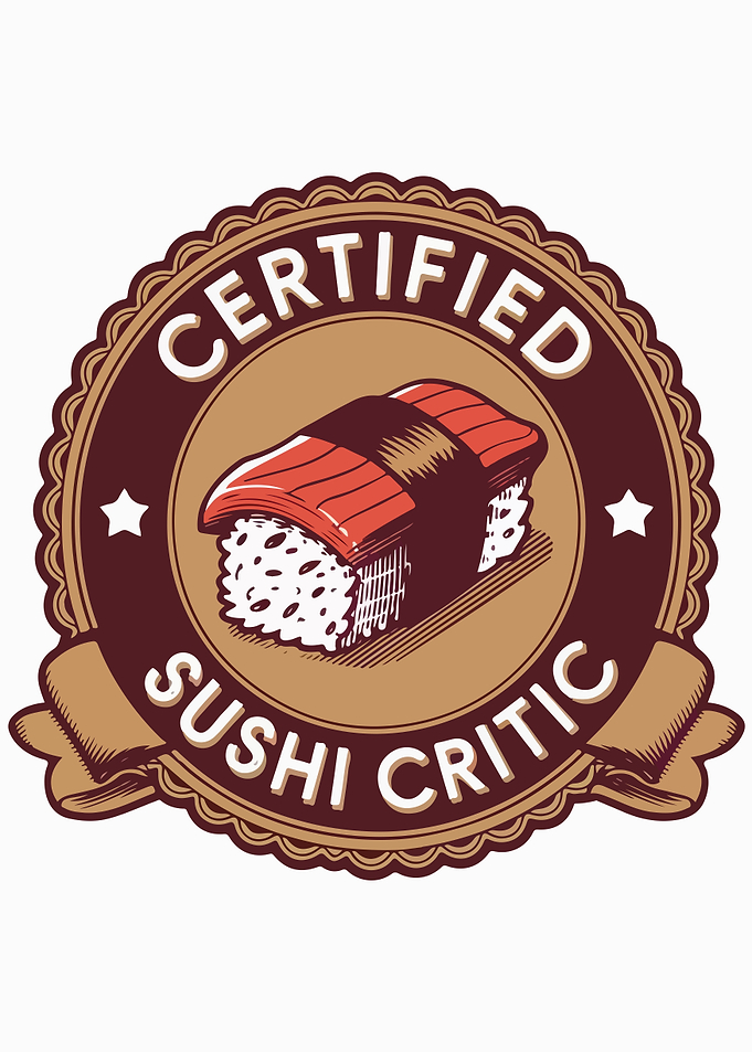 Certified Sushi Critic Badge