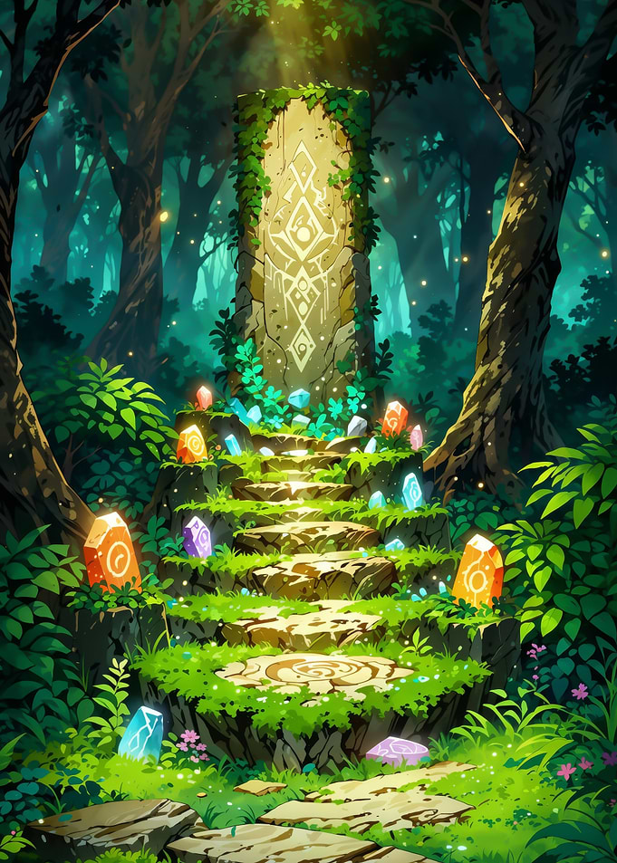 Lost Monument in the Forest