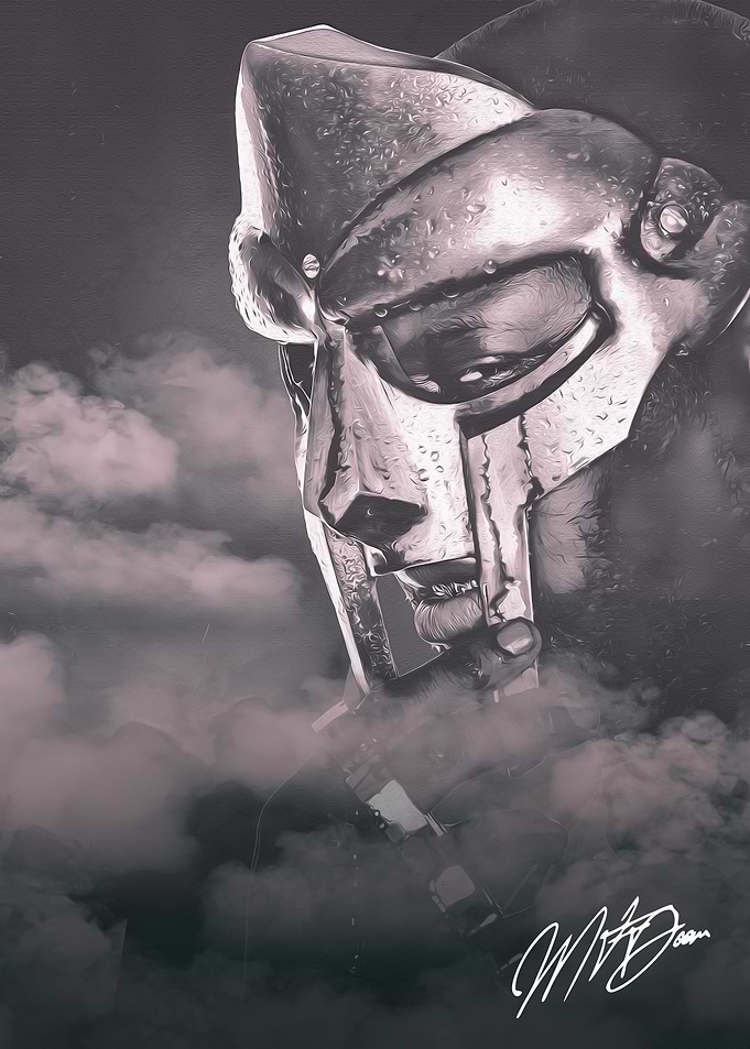 MF DOOM Helmet Portrait