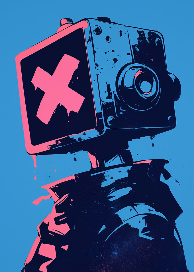 Robot with Camera Head