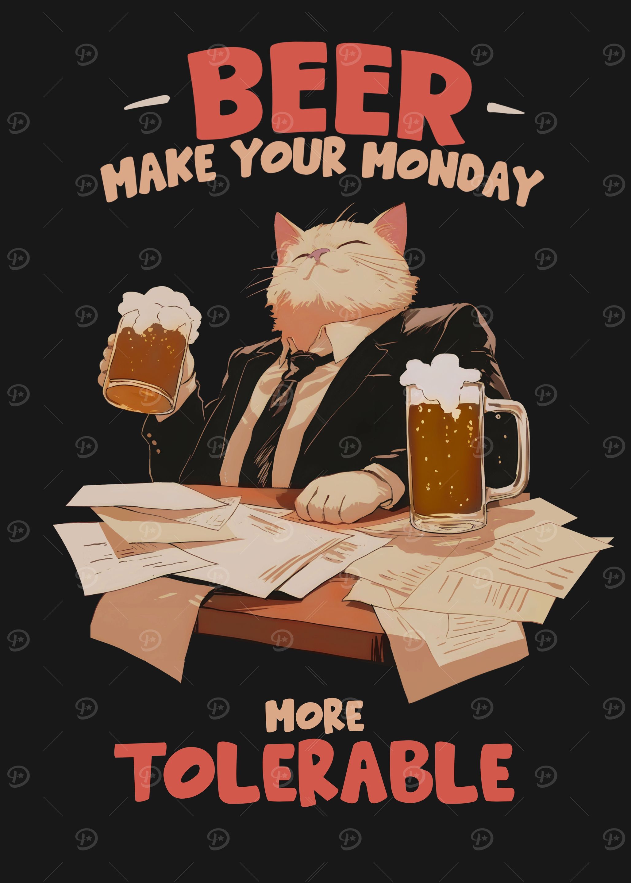 Cat and Beer