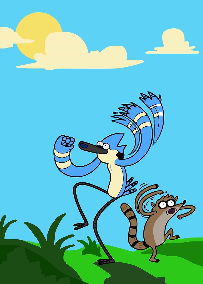 Regular Show: Mordecai and Rigby