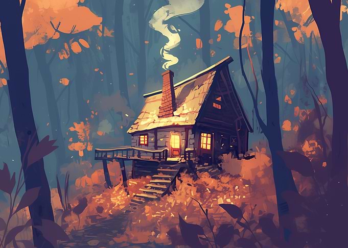Cozy Cabin in the Woods