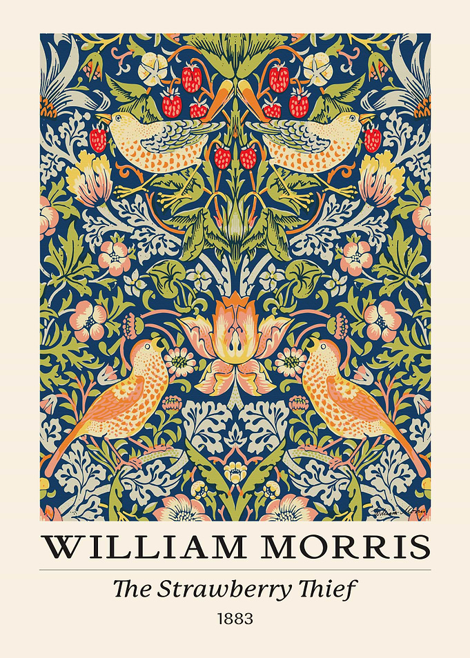 William Morris Strawberry Thief Vintage